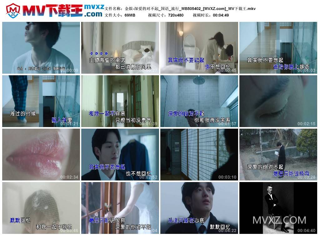 金娱-深爱的对不起_国语_流行_MB505402